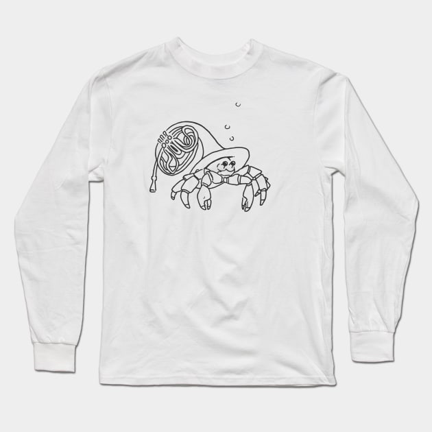 hermit - noodle tee Long Sleeve T-Shirt by noodletee